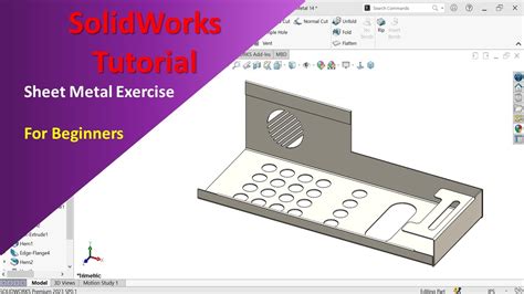 advanced sheet metal solidworks|SolidWorks sheet metal tutorial.